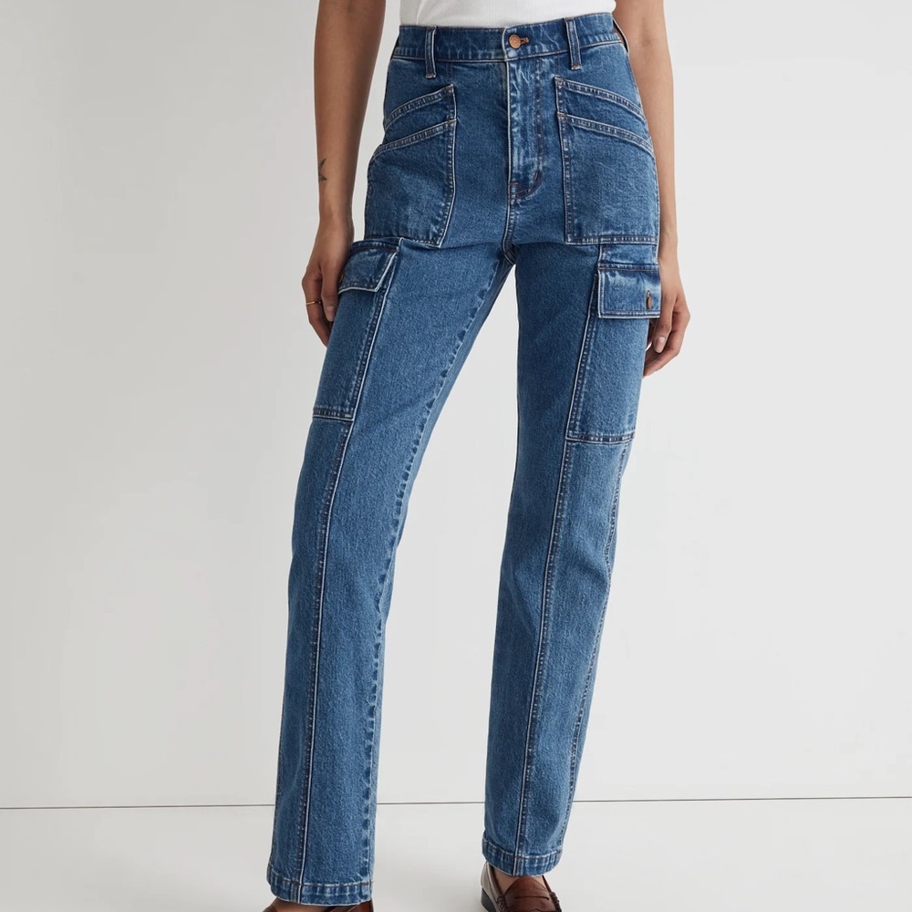 Madewell 90s Cargo Denim Jeans
